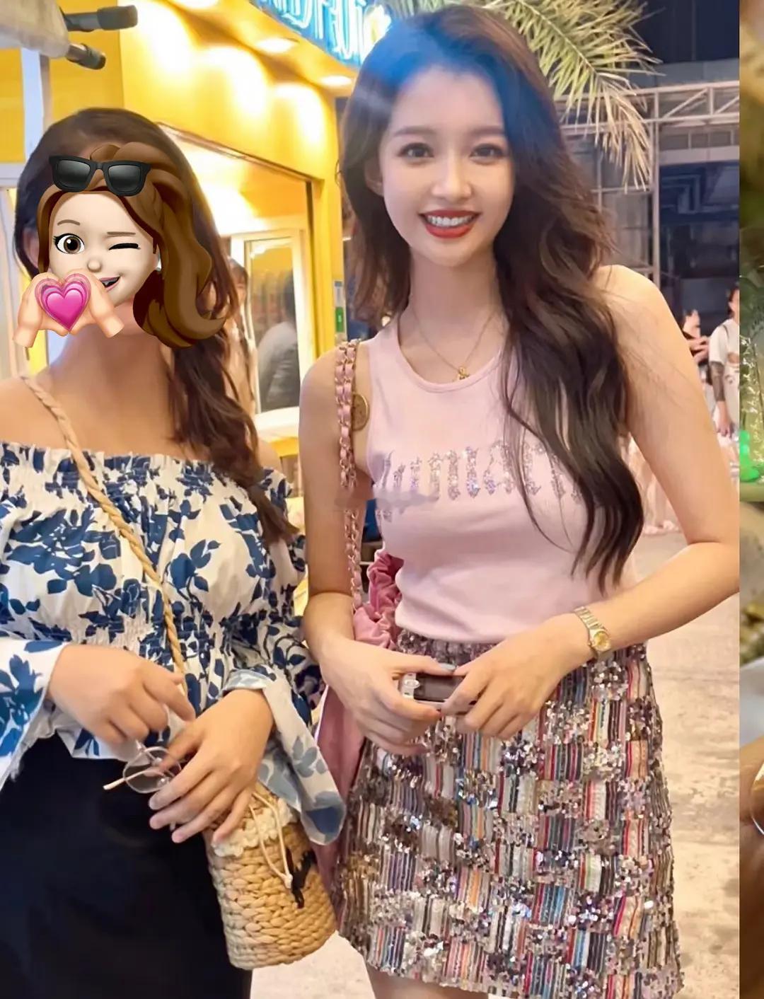 放眼整个内娱，孙怡在路人偶遇合照这个赛道都是T0档的