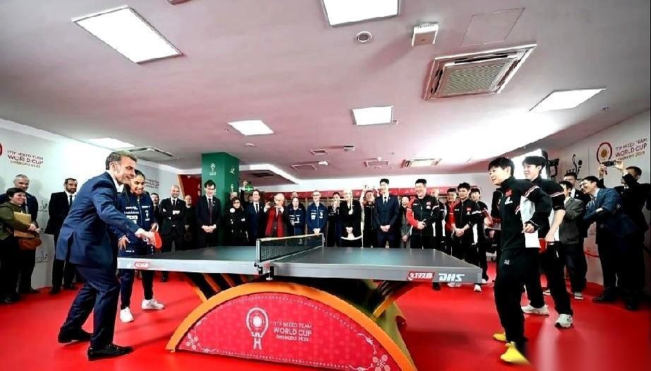 我跟你讲，今年看到的最牛的外交场面，就是这个。一个堂堂大国总统，穿着西装，在成