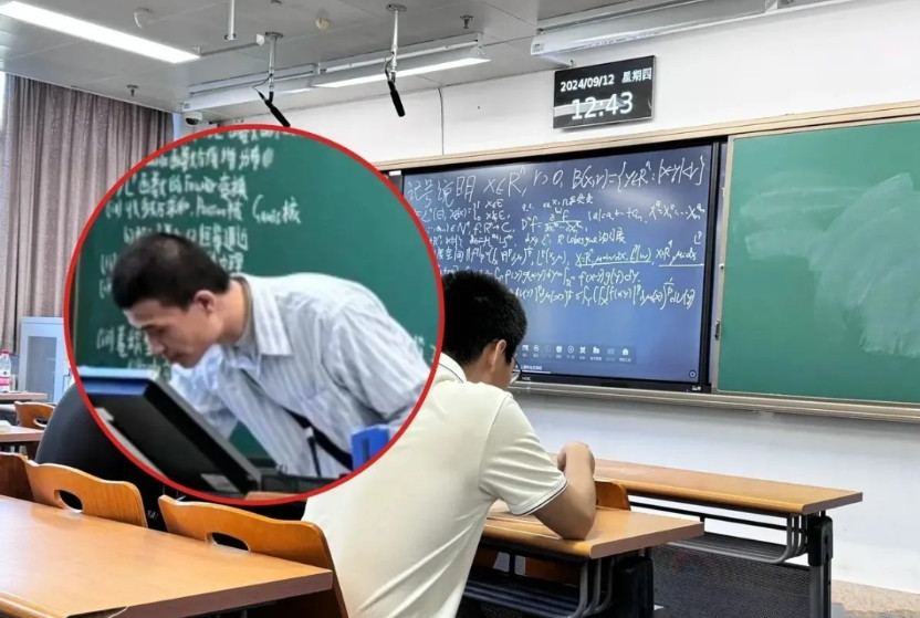 我外甥在北大读研，上周去学校看他正赶上韦东奕上微分方程课每次他都要提前1