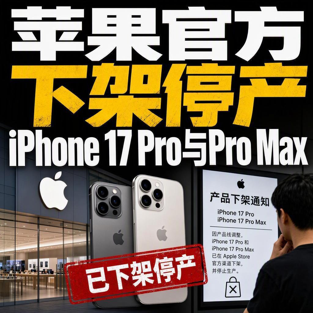 刚买不到一年的iPhone17Pro，一夜之间成了绝版。9月10日苹果秋季