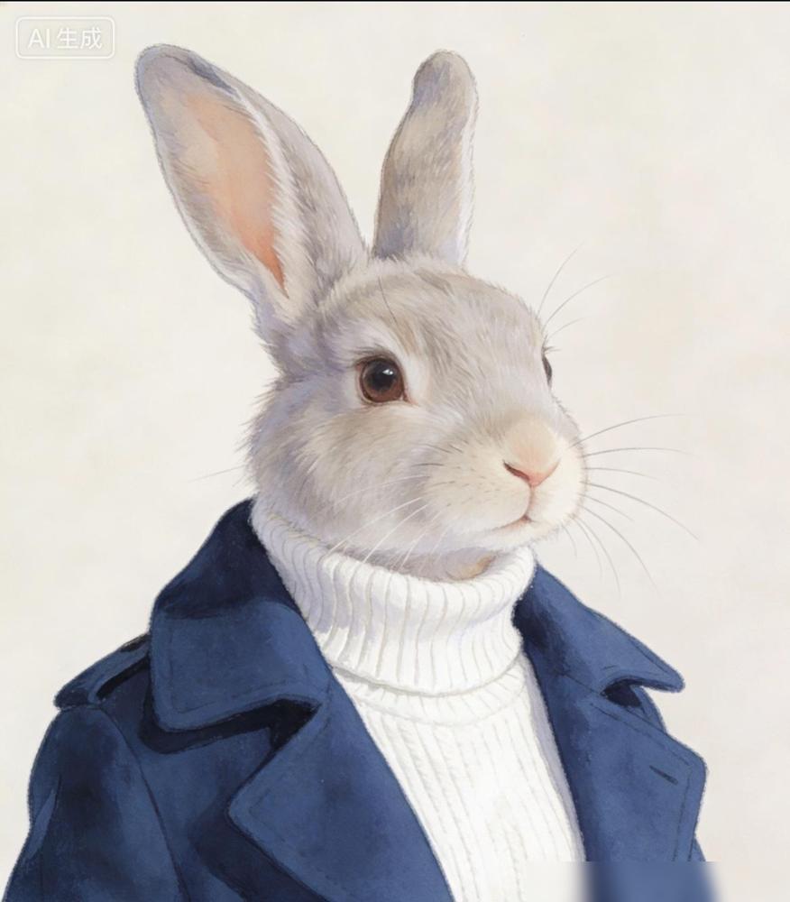 别再被那些“本命红”的陈词滥调洗脑了，2026年属兔人的救命色是黑色。明年那