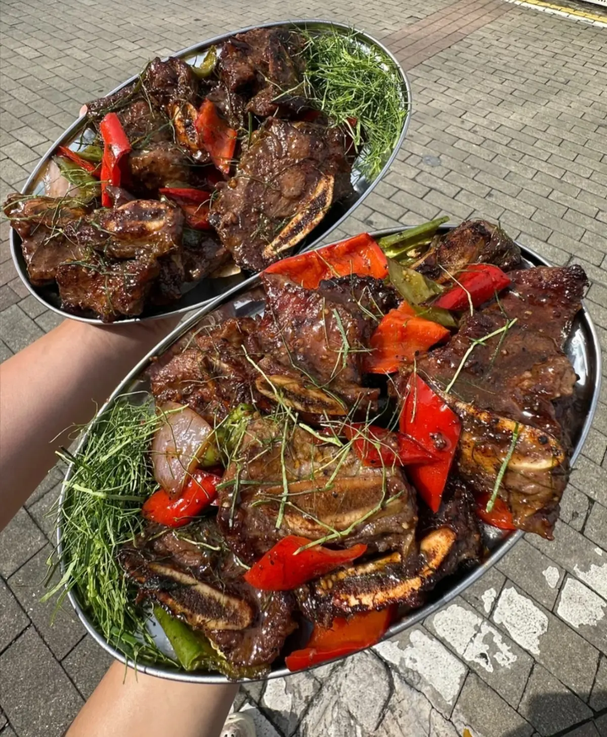 这个牛肉看着就绝了，好香