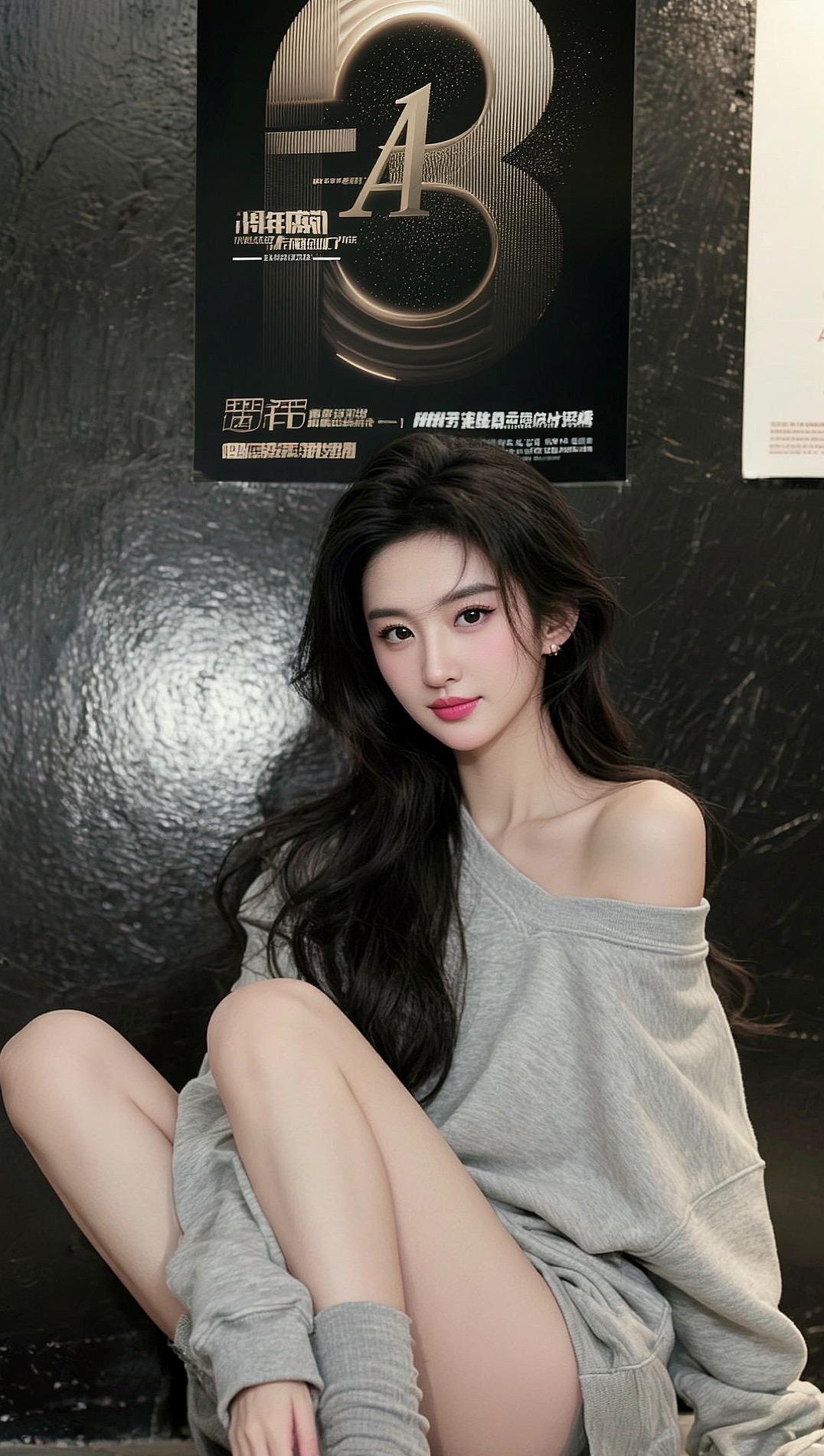 卫衣控抖音ai创作美女女生自拍