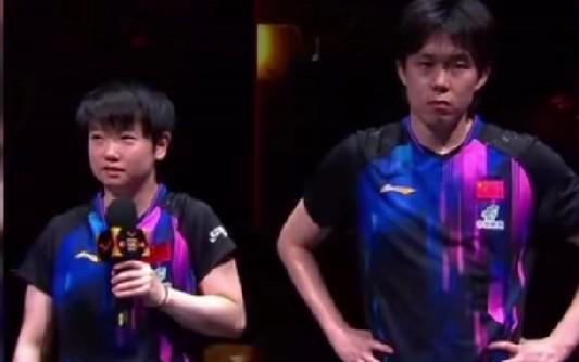 孙颖莎真的是女孩子学习的好榜样。混双是王楚钦一天三赛里最后一场。他今天对自己的比