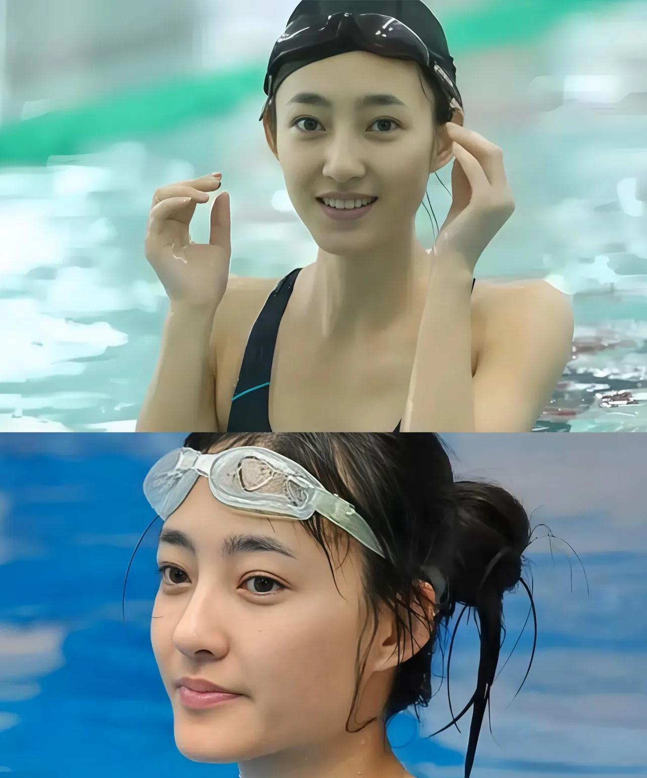 不愧是靠素颜出圈的女神，王丽坤这组照片太经典了，不化妆比化妆还好看。#王丽坤#