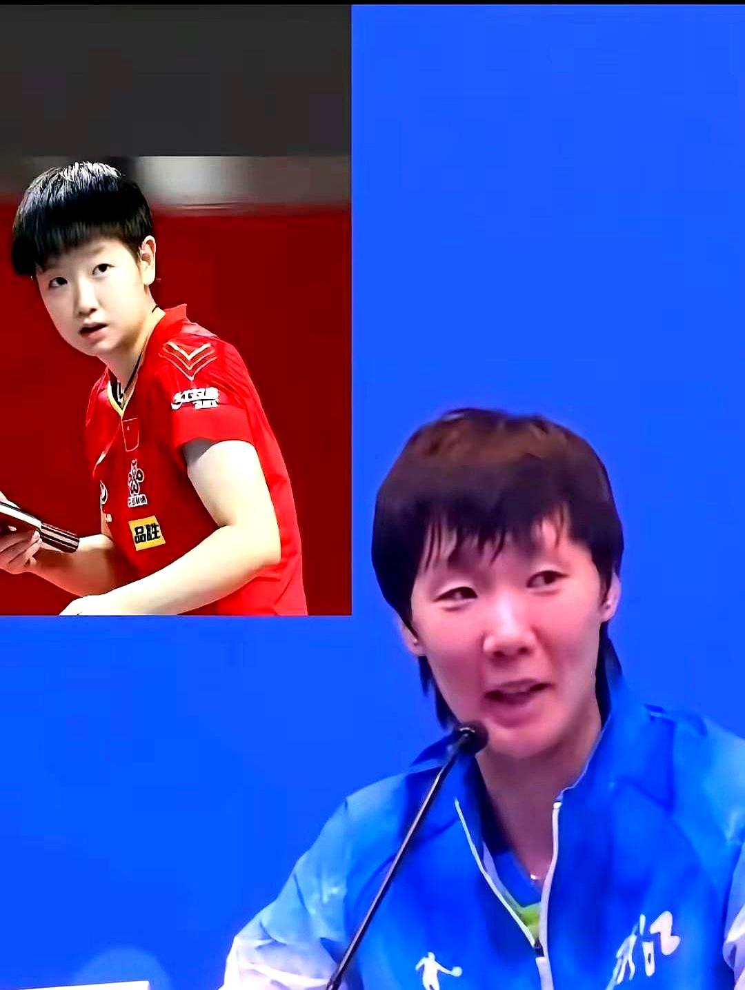 你敢信？王曼昱丢冠后拿麦直接喊：孙颖莎就是比我强！全场瞬间鸦雀无声前两局莎莎