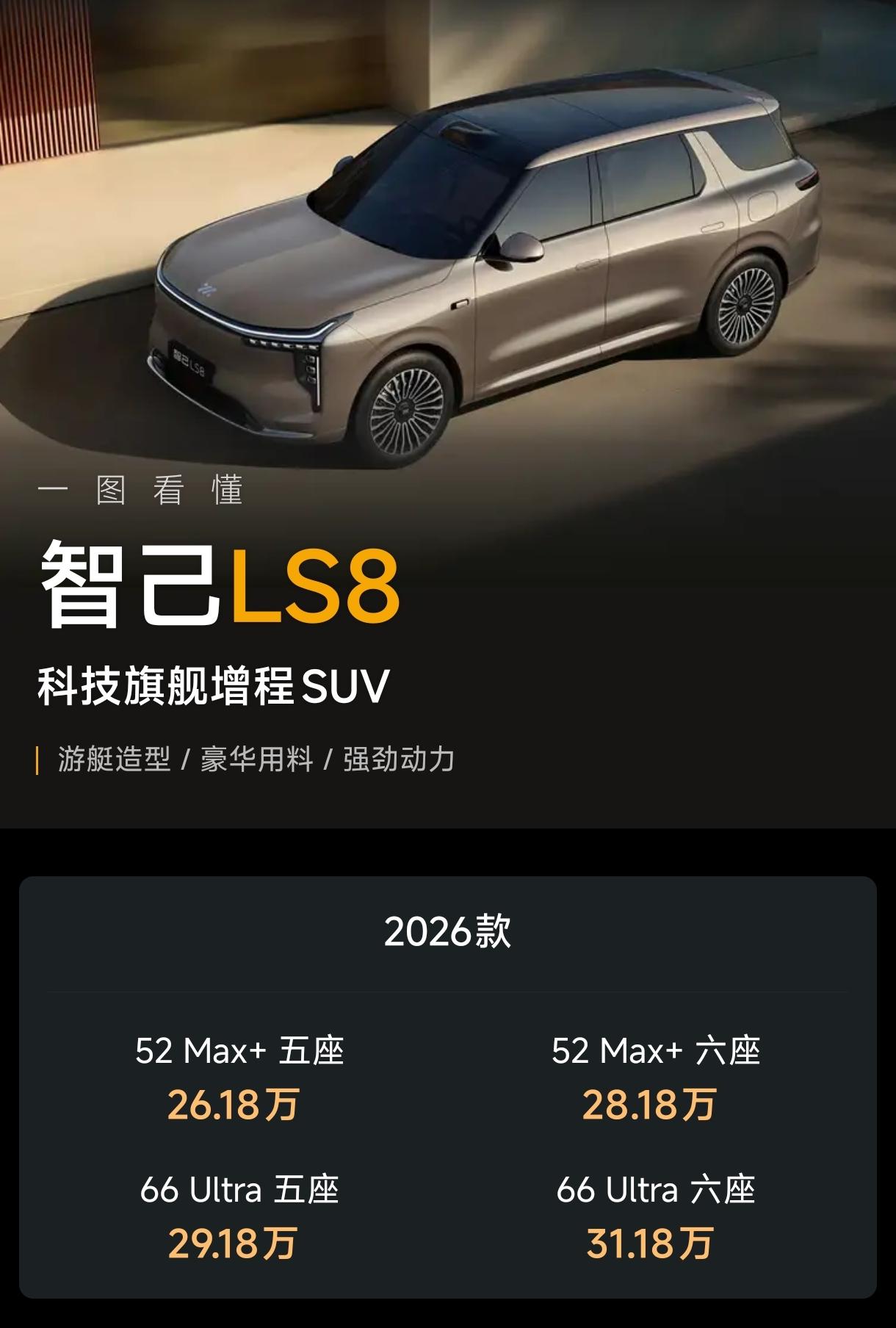 生不逢时，智己LS8，干得过零跑D19吗？智己LS8，定位中大型SUV，车身