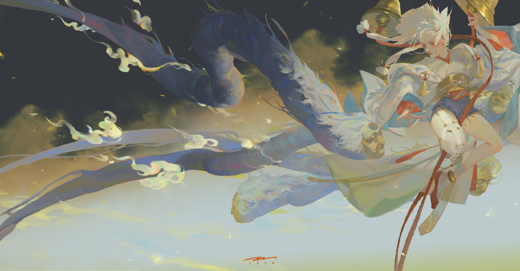 绘画欣赏台湾画师ChiangJaz​​​