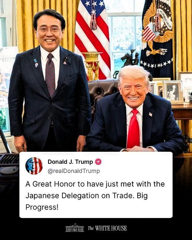 特朗普懵了，想不到日本居然反水了！特朗普发动对等关税战时，很多人认为，日本会