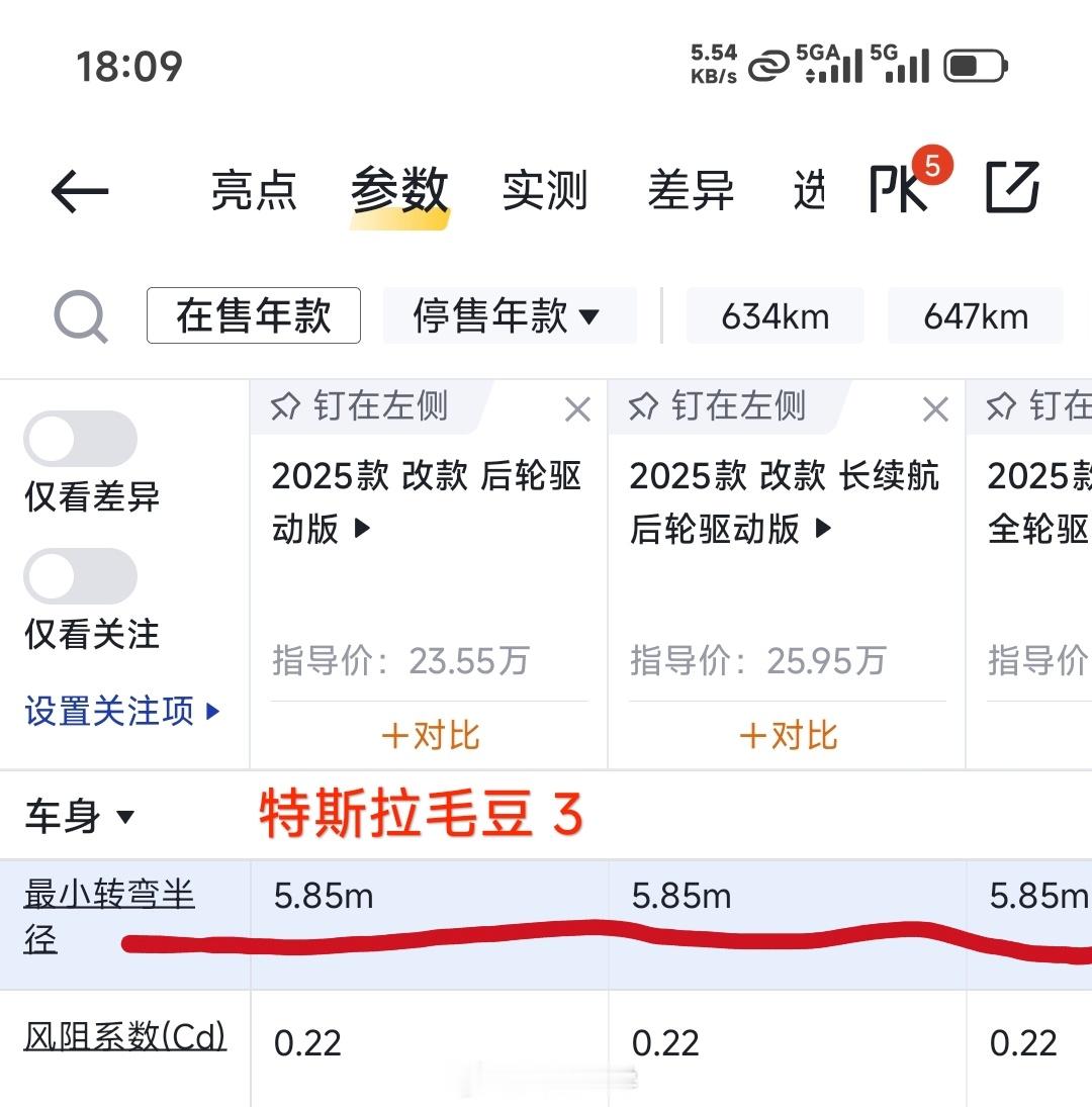 过去3年时间，全球单车型销冠的特斯拉ModelY的转弯半径是6.06