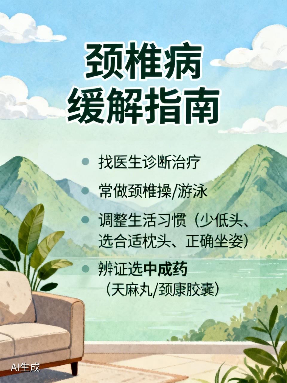 颈椎病导致手麻、后背疼真的太折磨人了！之前我也深受其害。专业治疗肯定得重视，找