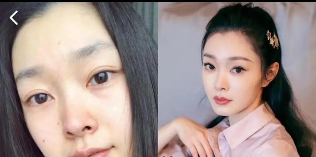 15位明星卸妆前后对比，王丽坤不愧是素颜女神第1位:宋轶第2位:赵雅芝第3