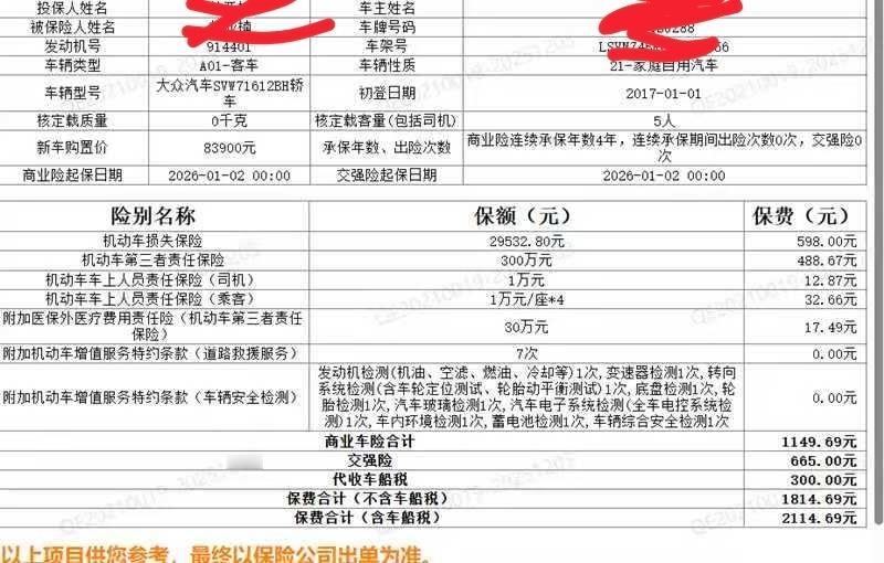 同一辆车过户前与过户后，买保险差价多少？二手车第一年投保都相当的贵。