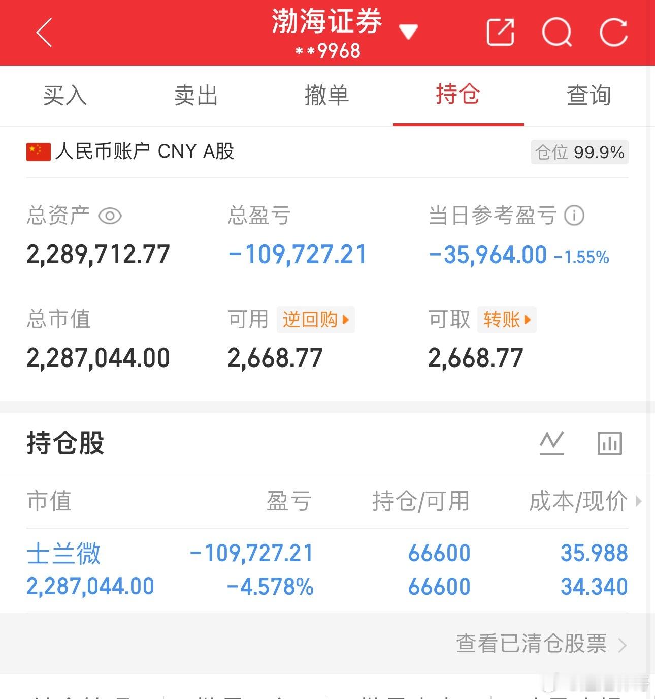 各位战友！士兰微600460目前持股没动，大家成本多少评论区打出来，收到的给我点