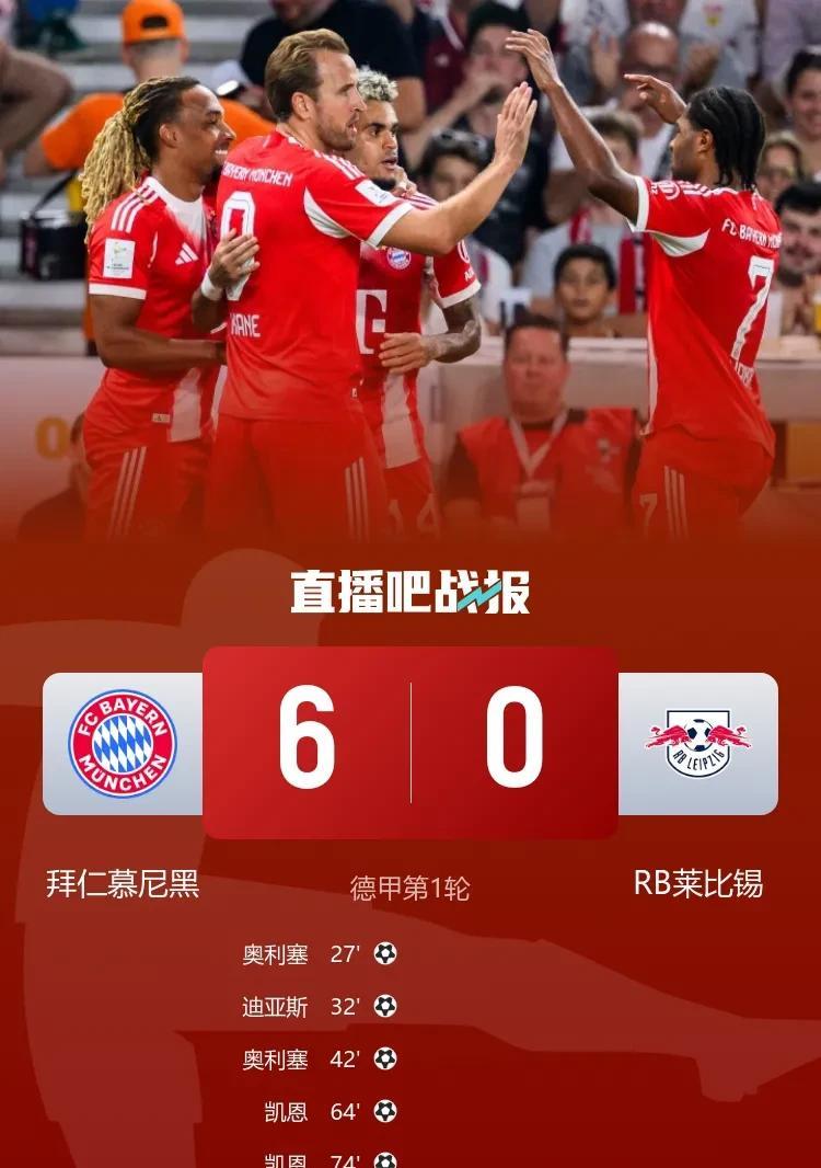 得！德甲又大结局了。这下拜仁高层更不会买人了，更觉得自己足够强大了，说不定这场比