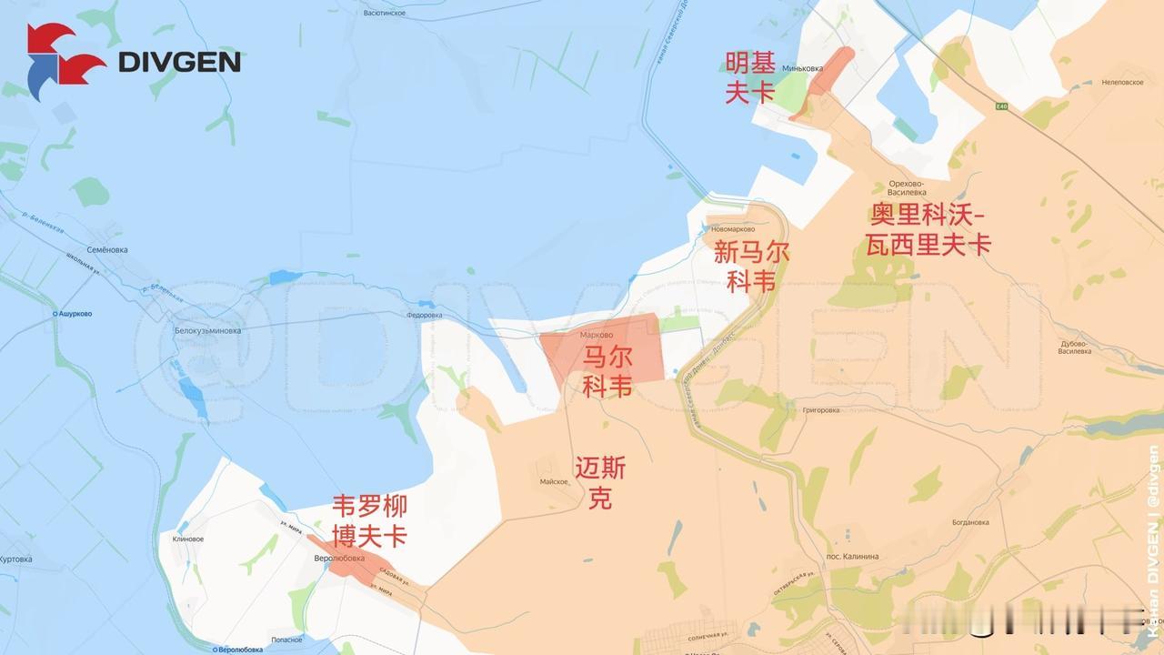 1月10日箭头社更新俄乌战报：图一：俄军部队已控制了韦罗柳博夫卡村和马尔科韦