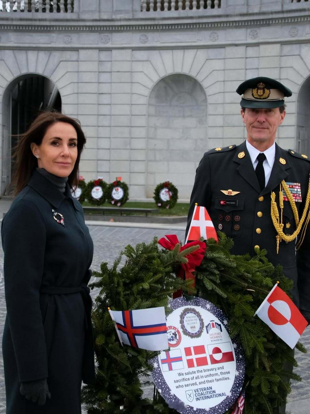 12.8丹麦二王子约克姆和二王妃玛丽出席纪念活动