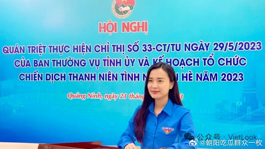 越南90后省团委书记阮芳草被开除党籍。