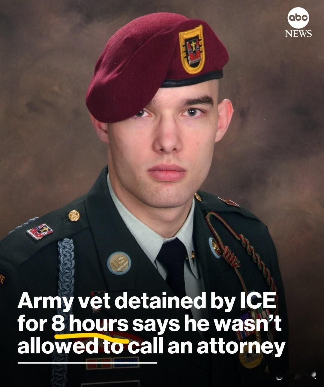 美国军人能拿到最高荣耀的紫心勋章又能怎么样？美国陆军退伍老兵，照样被美国IC