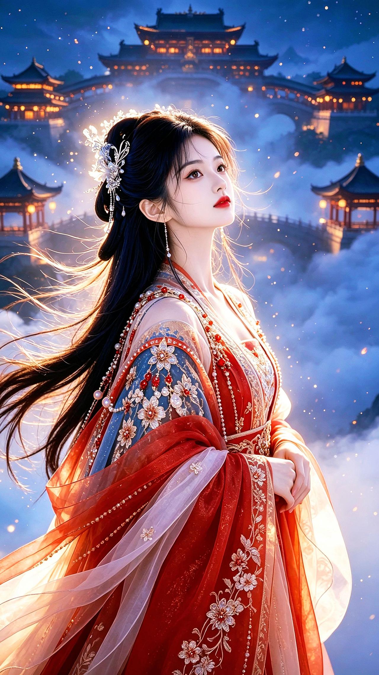 AI古风仙侠写真组随变ai古风与仙侠仙女下凡到人间国风古韵