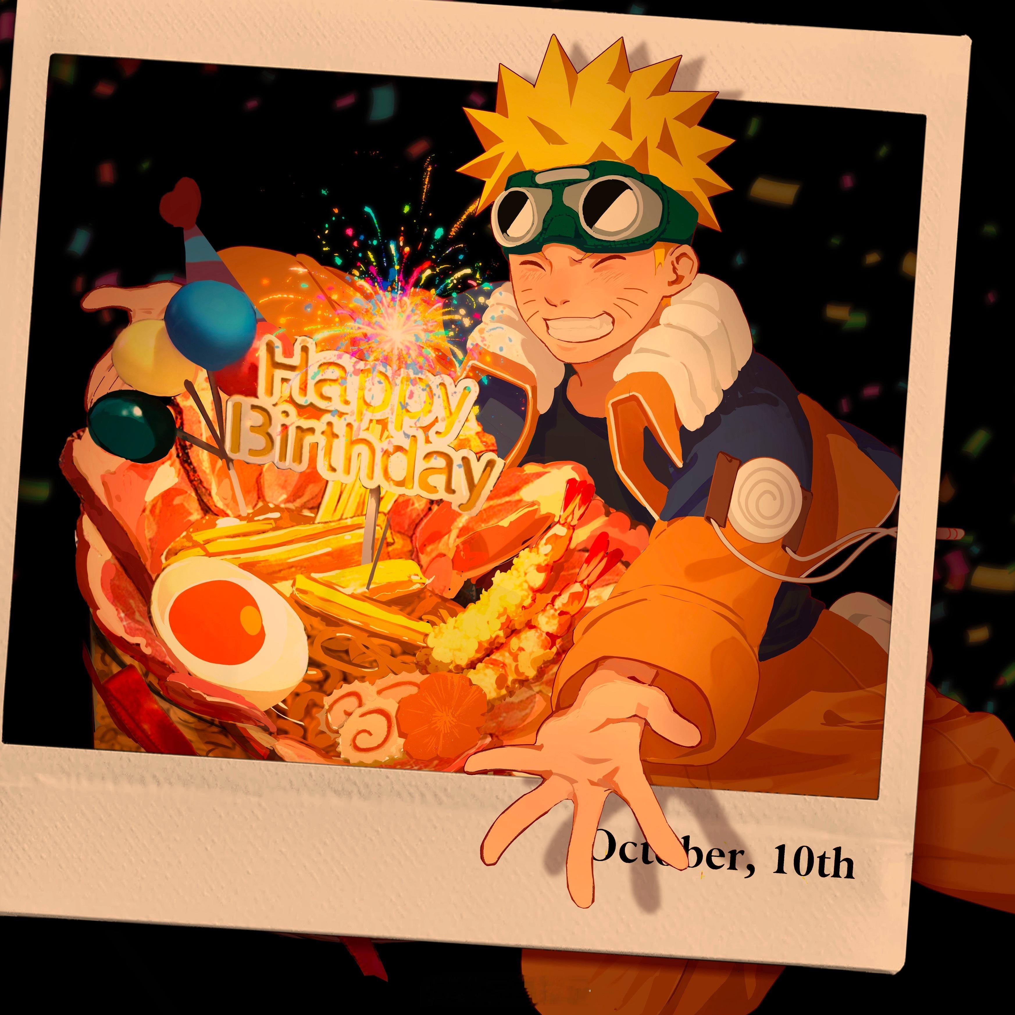 漩涡鸣人漩涡鸣人鸣人生日快乐！！过生日就点一份巨无霸拉面吧！！​​​