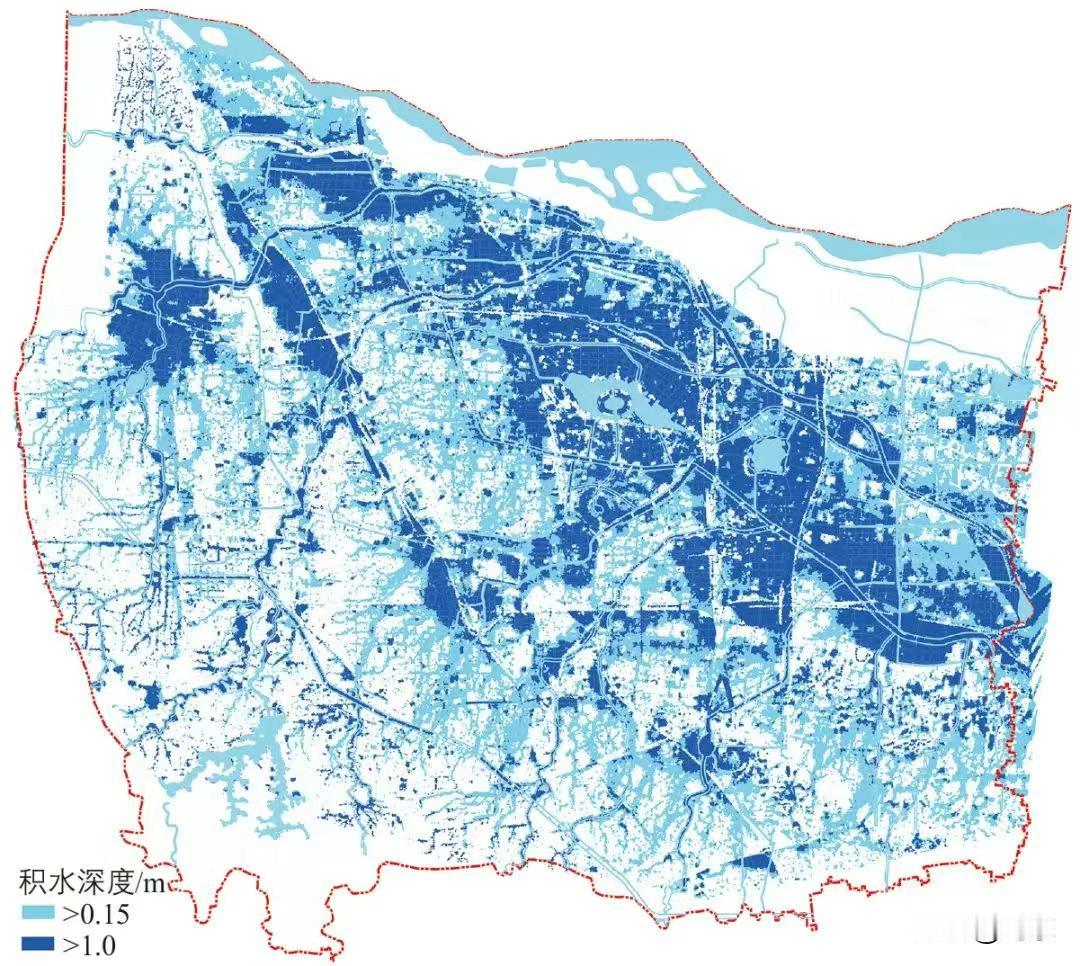 来看郑州主城区积水最深区域分布！近日，以郑州“7·20”特大暴雨为例，研究的城