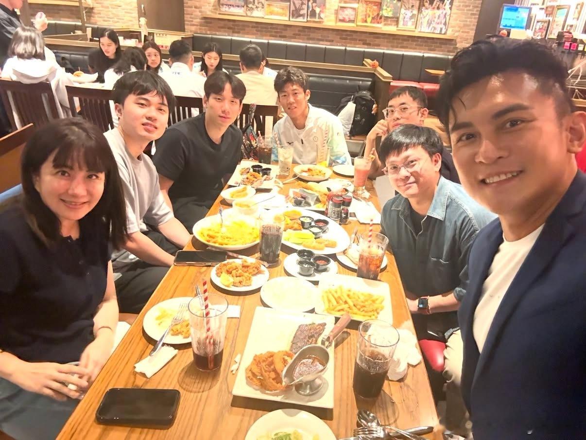 林昀儒参加名古屋亚运选手餐叙（cr:terry_c.c.k）​​​