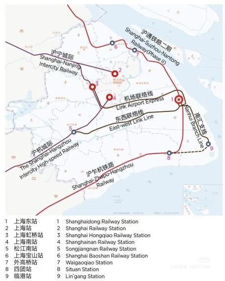 上海的9个火车站，4条铁路网：东站应该建在龙阳路才对[doge]