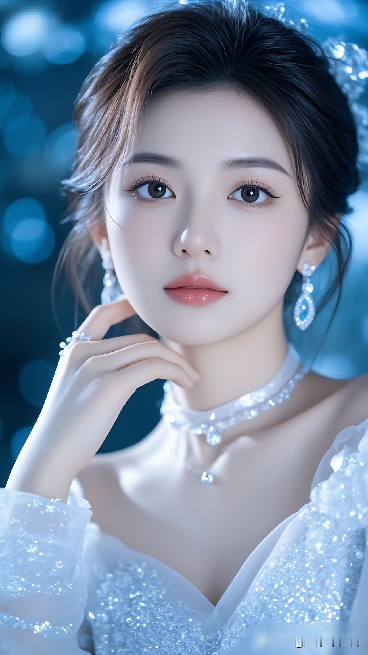 月华如练，美人如画。有气质的穿搭是怎么样的梦幻蓝调，仙气飘飘，美得令人窒息！?