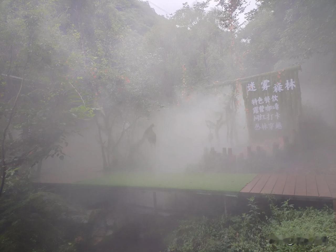昨天看了一篇文章，说重渡沟的景点有造假行为，在栾川的王府竹海也有这样的景点，异