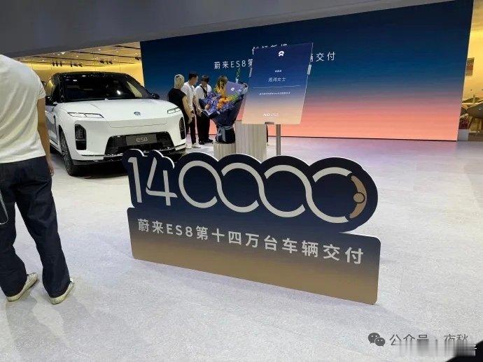 你是个男人不？之前在群里你是那么有信心有把握嘴硬蔚来ES8上市一周年不可能交付140000辆，现在E