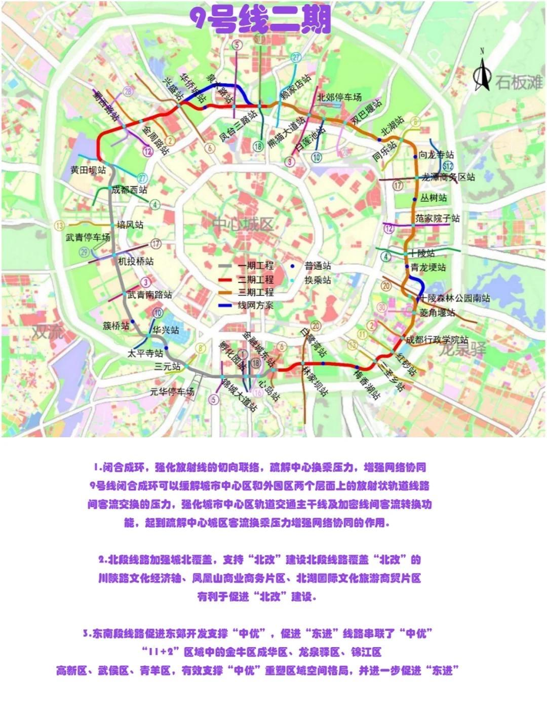 成都地铁五期规划共包含10条线路，不同线路都精准解决了对应片区的出行痛点，其中几