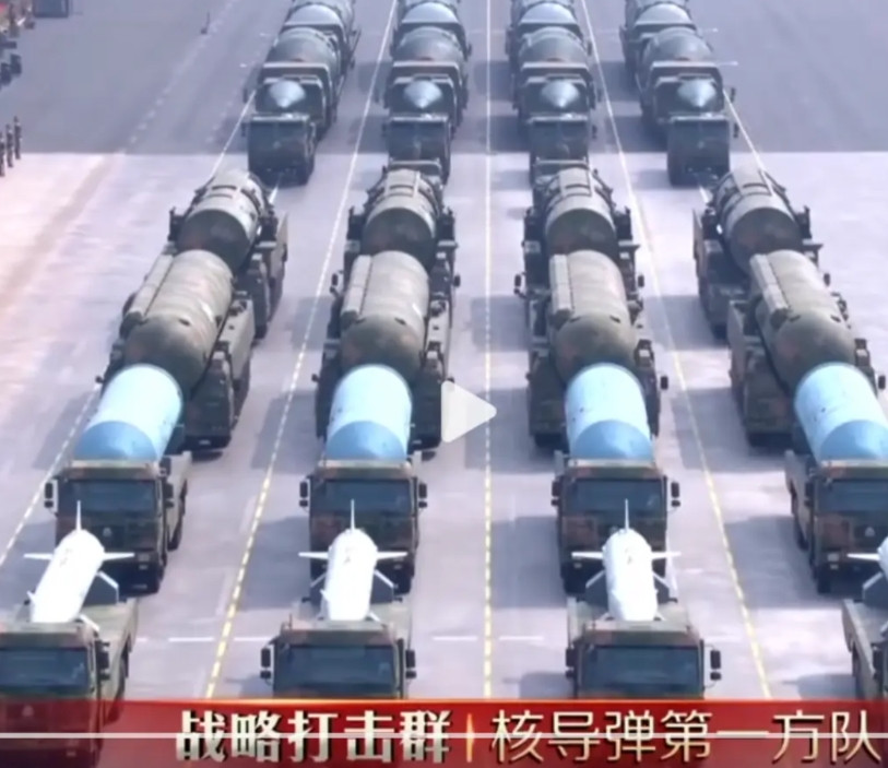 【从D41到D61！或许中国战略武器有变化】从今天的武器展示看，按照当下的力量
