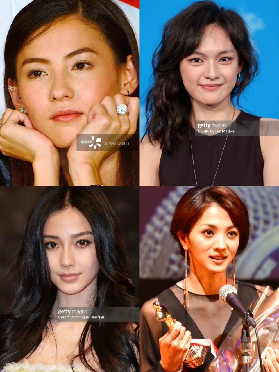 张柏芝文淇 四分之一的混血感张柏芝：四分之一英国混血文淇：四分之一荷兰混血Ang