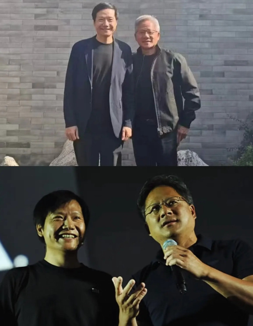 什么叫三十年河东三十年河西？雷军还是那个雷军但黄仁勋已经不是那个“跟屁虫”。