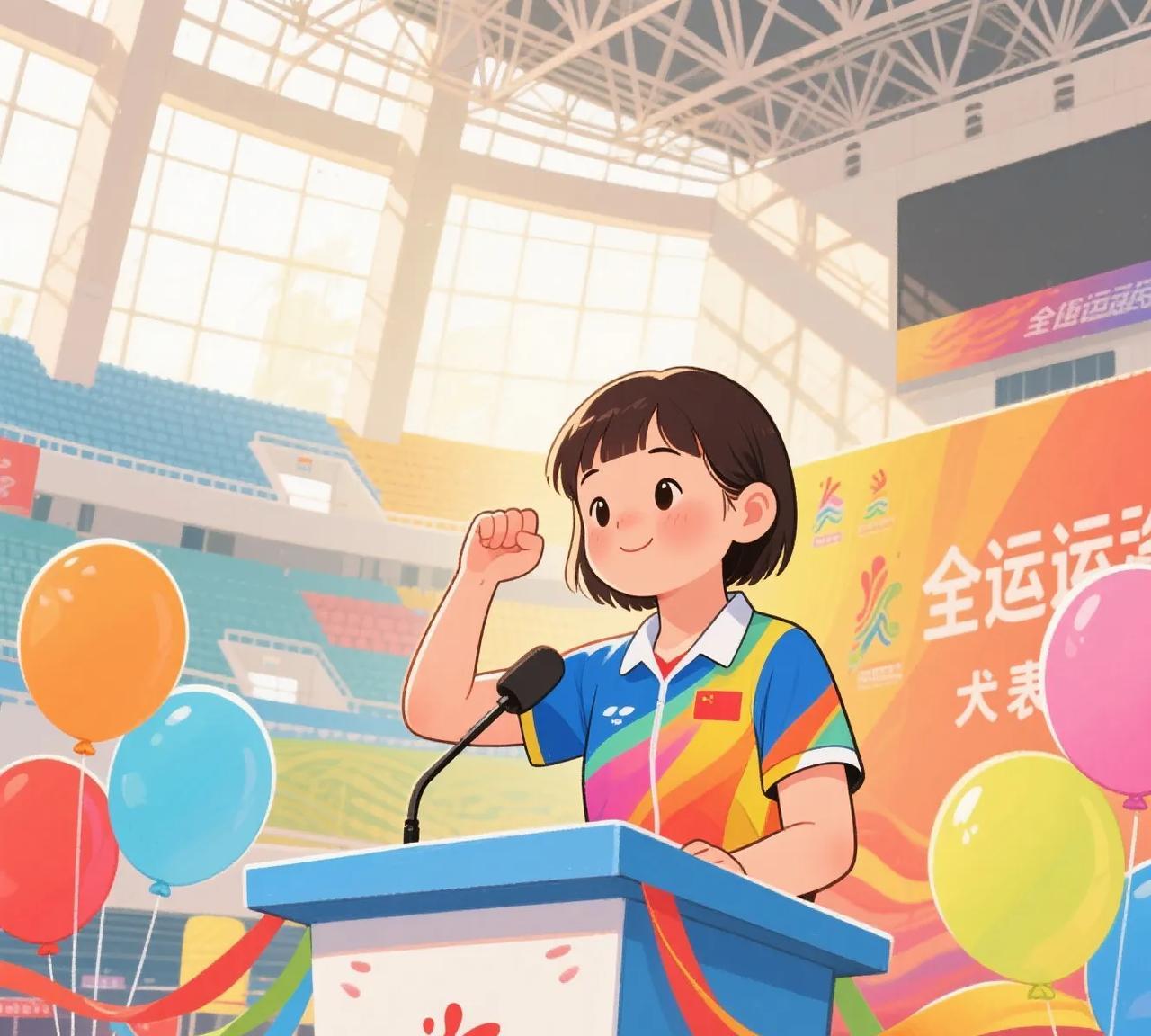 孙颖莎全运会宣誓引爆热搜！