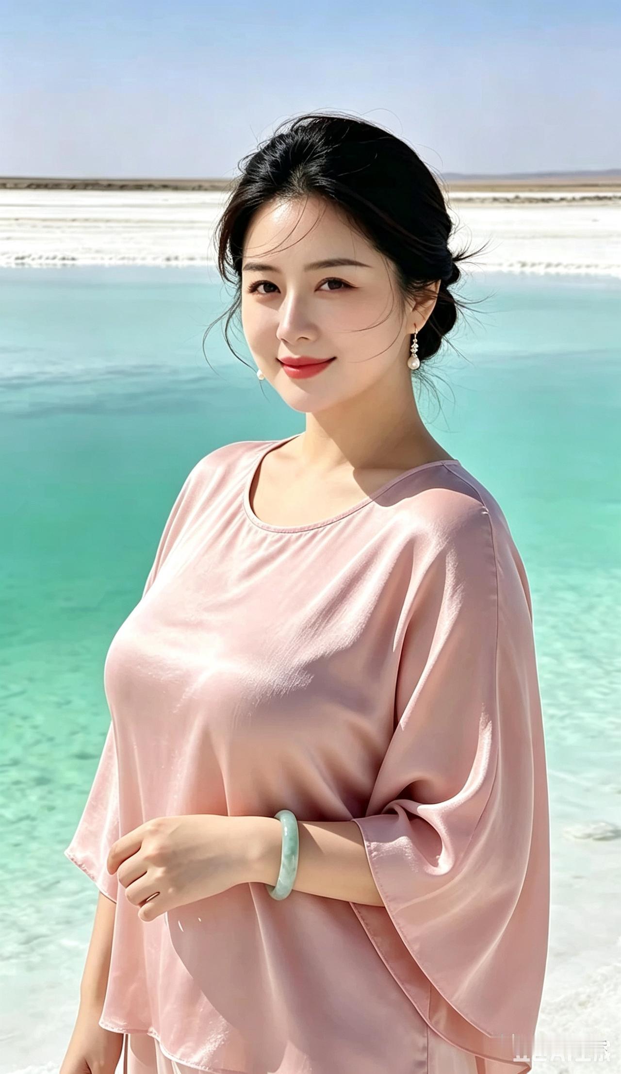 自驾两小时奔赴盐湖秘境，把整片清透蓝湖收进眼底厌倦城市灰蒙蒙的天际，这次我