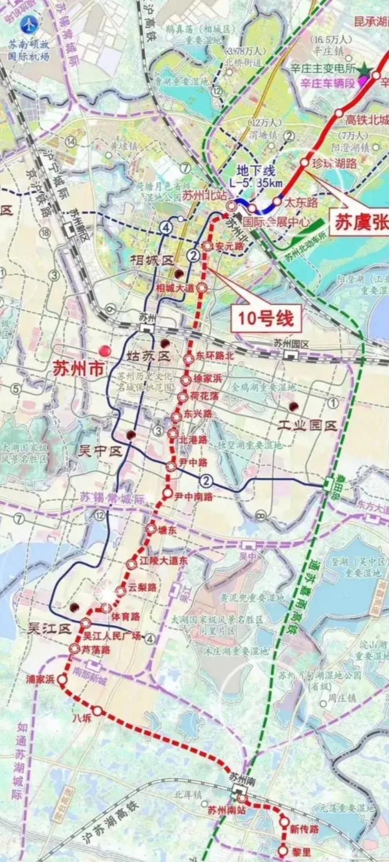 苏州首条市域铁路蓝图绘就：2029年贯通，21站联动城市新格局苏州城市发展迎