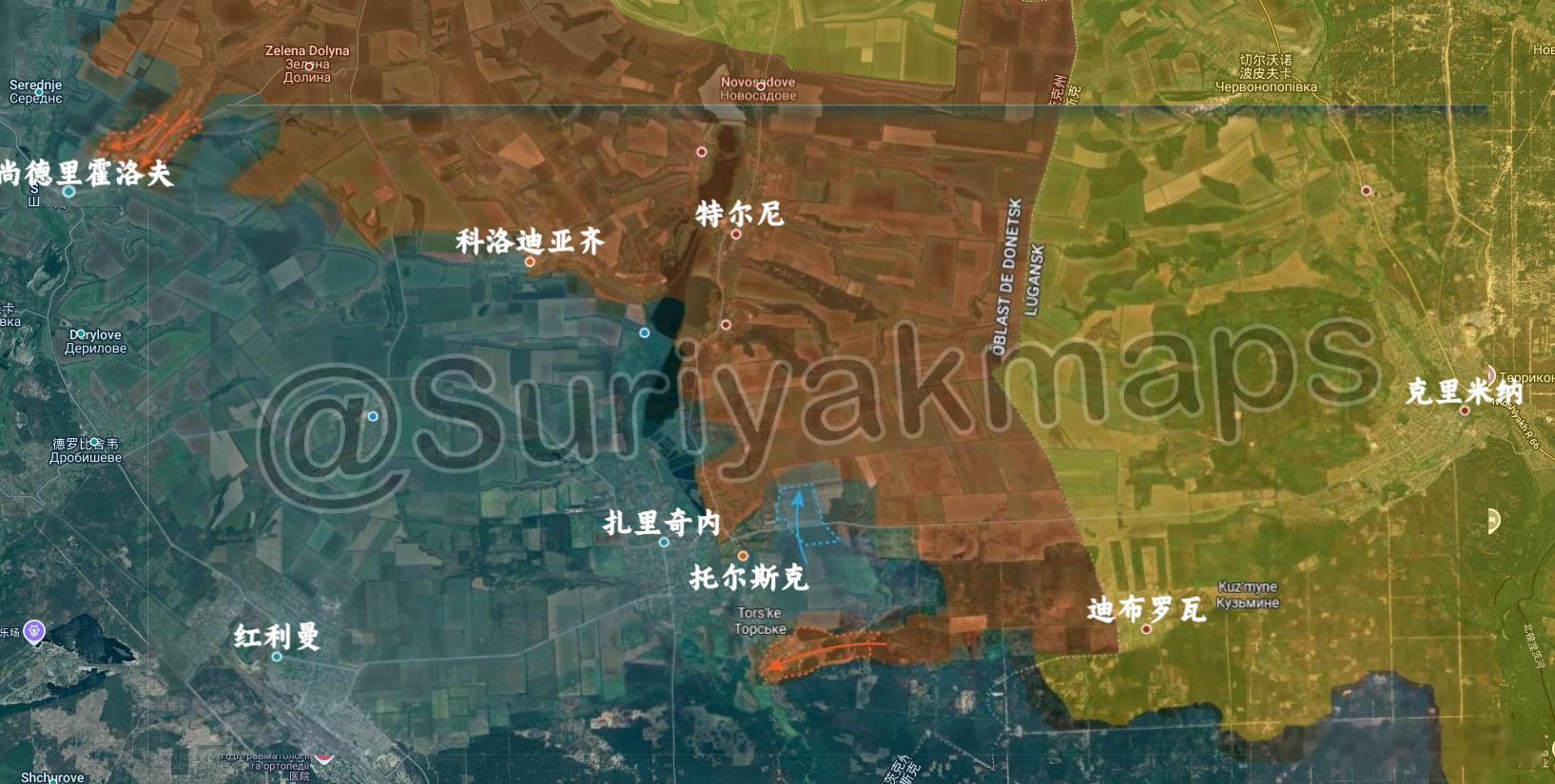 俄乌局势新进展suriyak更新8.1和8.2俄乌局势1、红利曼：俄军已抵达尚德