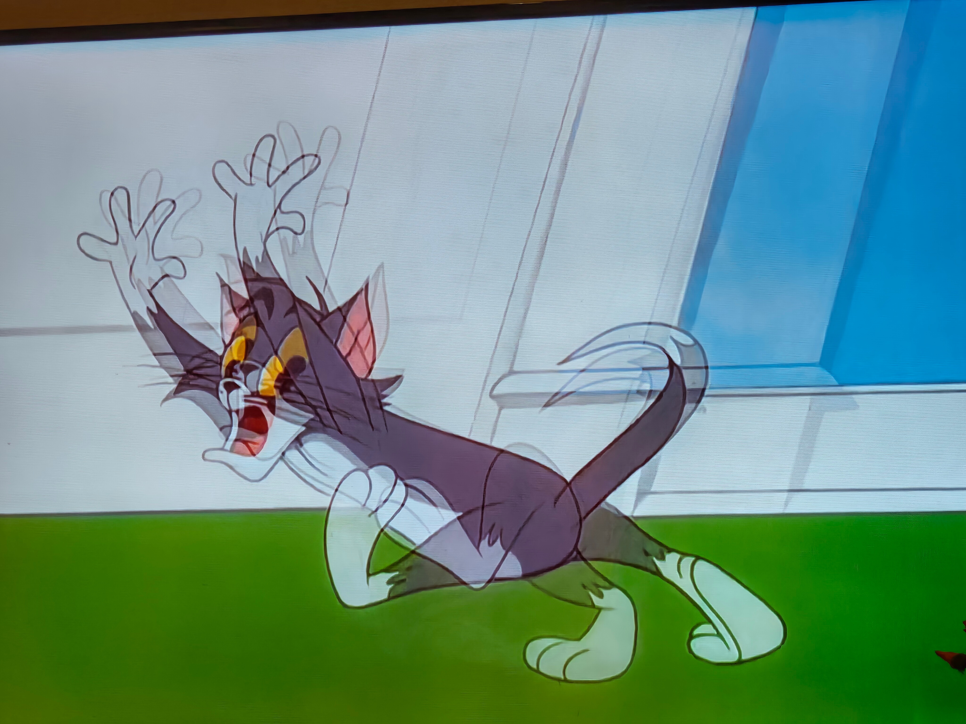 孩子生病了惯的脾气大了一天看4，5小时猫和老鼠