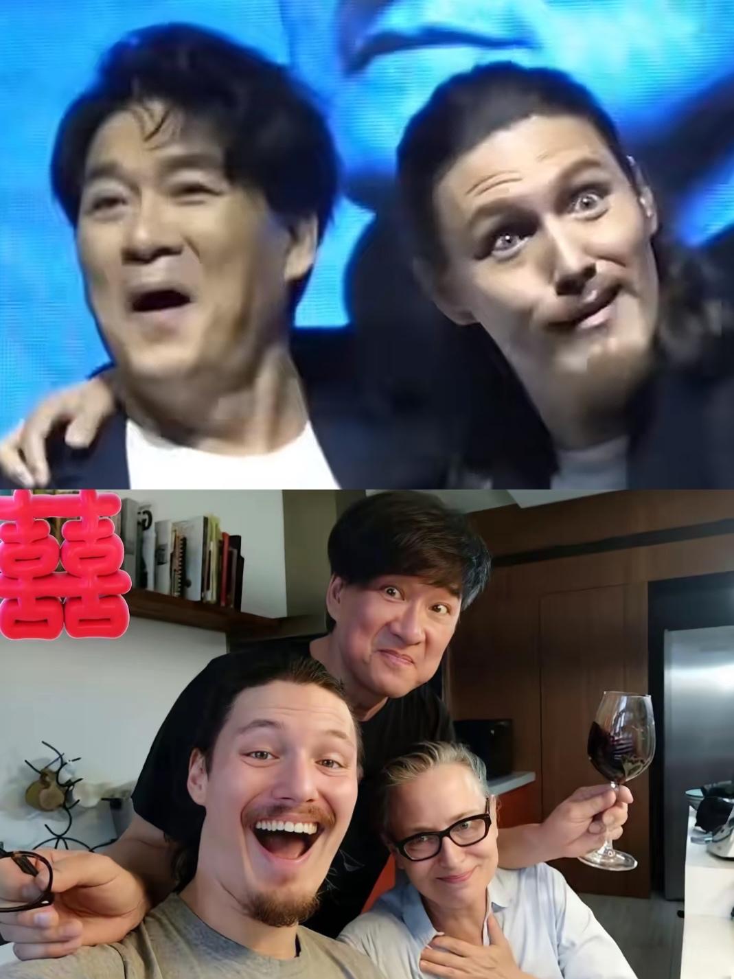 周华健在最开心的日子感觉天都要塌了。儿子结婚他是高兴的，看到网友的评论他是伤