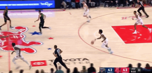 追身接球三分~！！