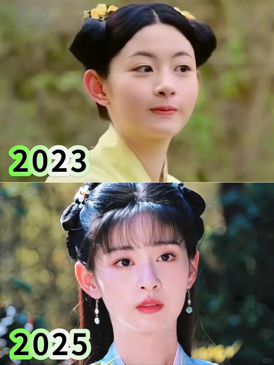 难怪于正那么费尽心思捧她，赵晴这个变化好明显，不仅演技有提升，颜值也提高了不少。