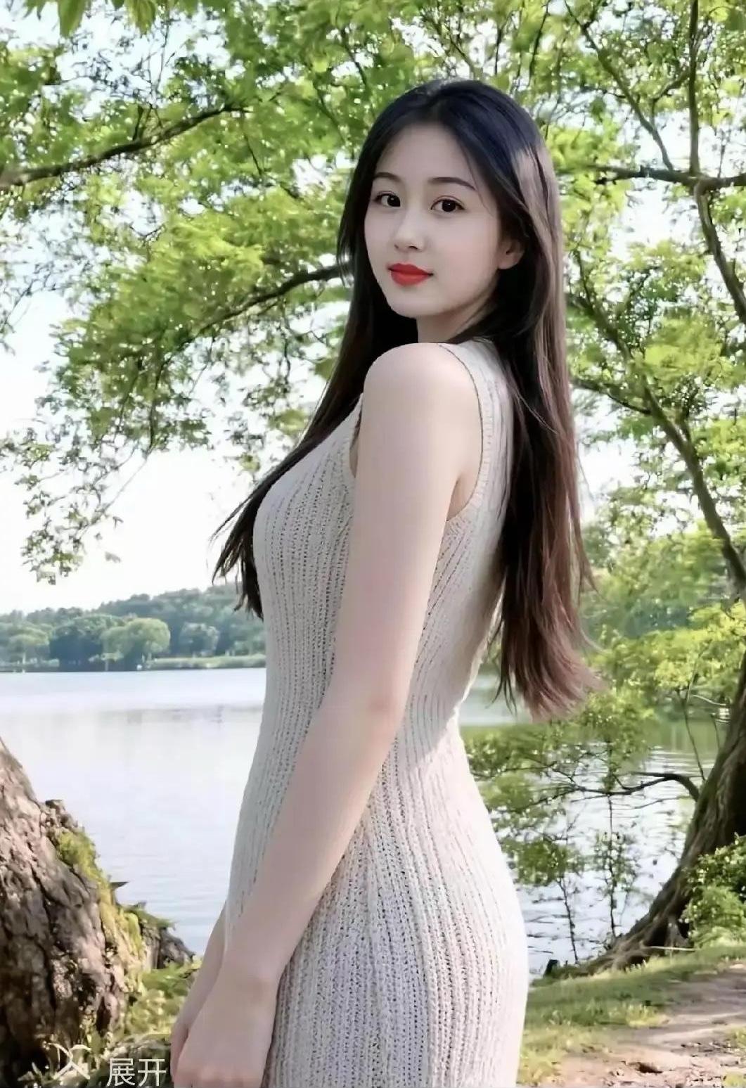 随律•咏佳人文/熏墨绰约风姿自天成，嫣然一笑胜春风；眉如远山含翠色，目似