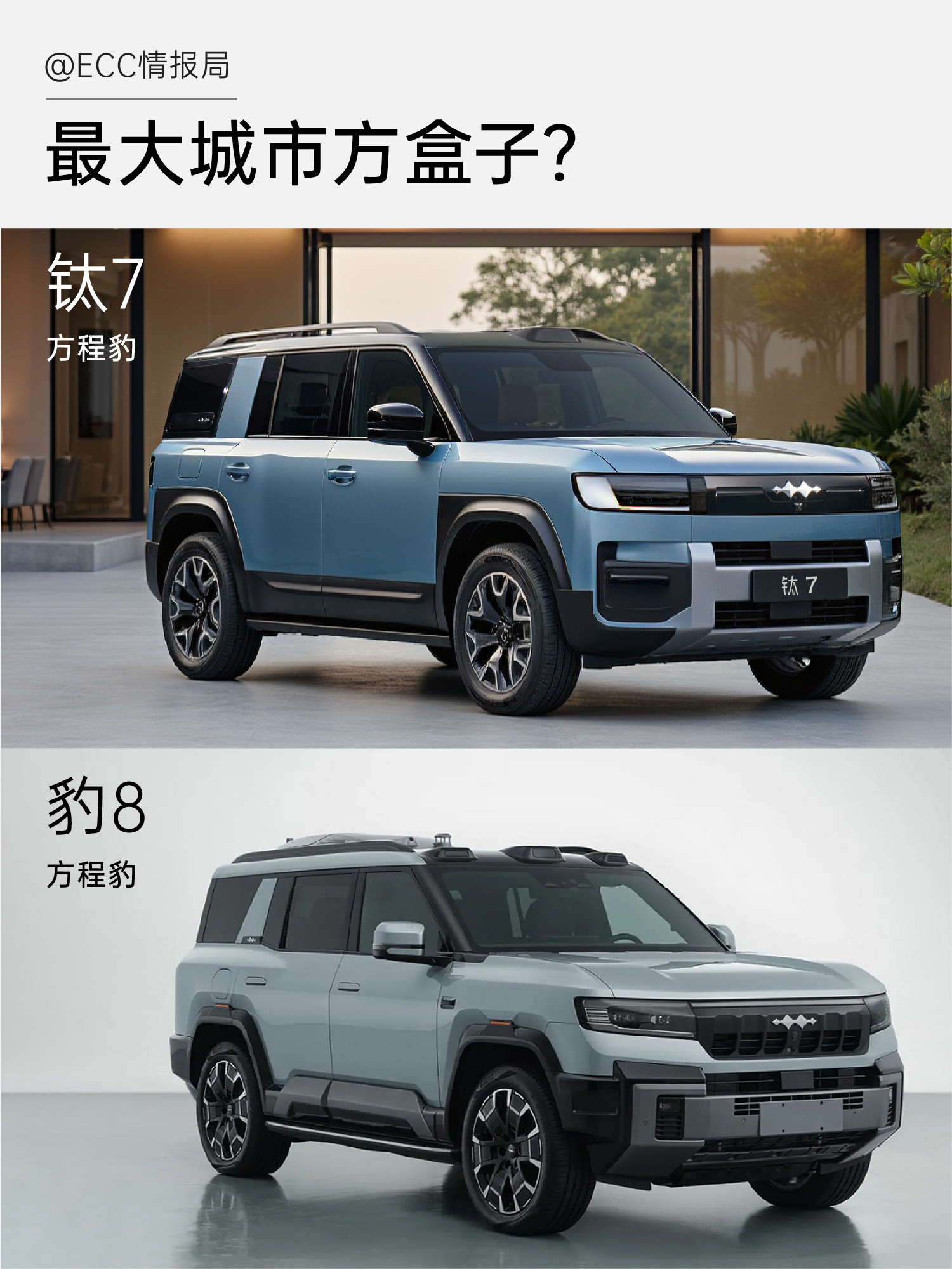 越野车才是比亚迪的舒适区？钛7亮相！-定位：采用承载式车身结构，主打城市通勤与