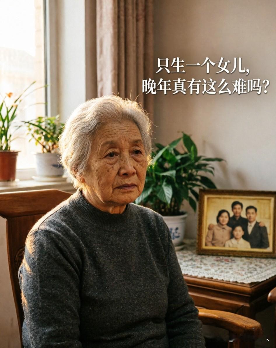 62岁才敢说实话：只生一个女儿的家庭，晚年多半是这个结果我今年62了，只生