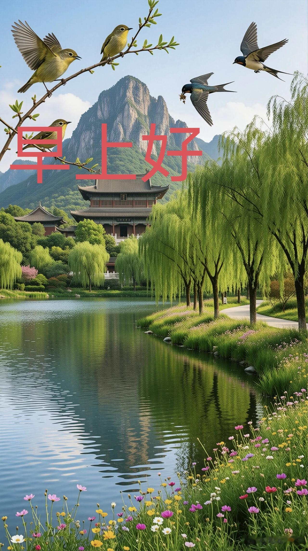 晨起有微笑，生活有美好，愿好运一整日相随。