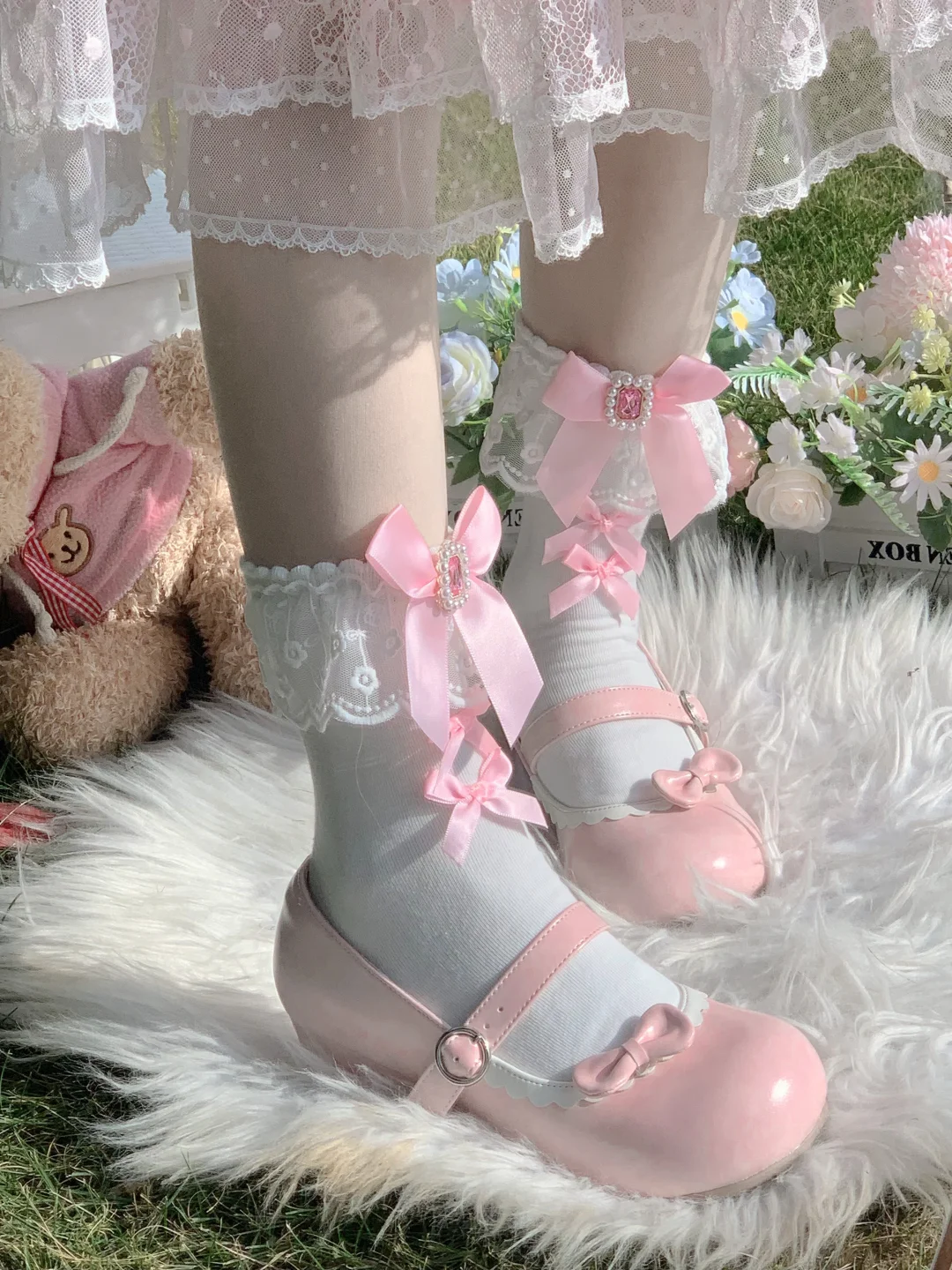 拜托 女孩子真的拒绝不了这双粉粉🎀