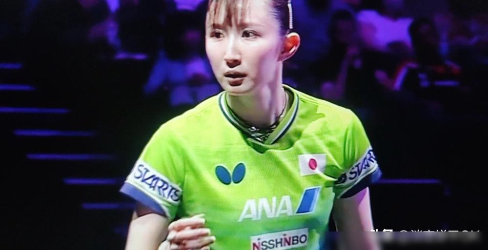 WTT澳门冠军赛女单第一轮，早田希娜对阵乌克兰选手佩索茨卡。早田希娜11：4