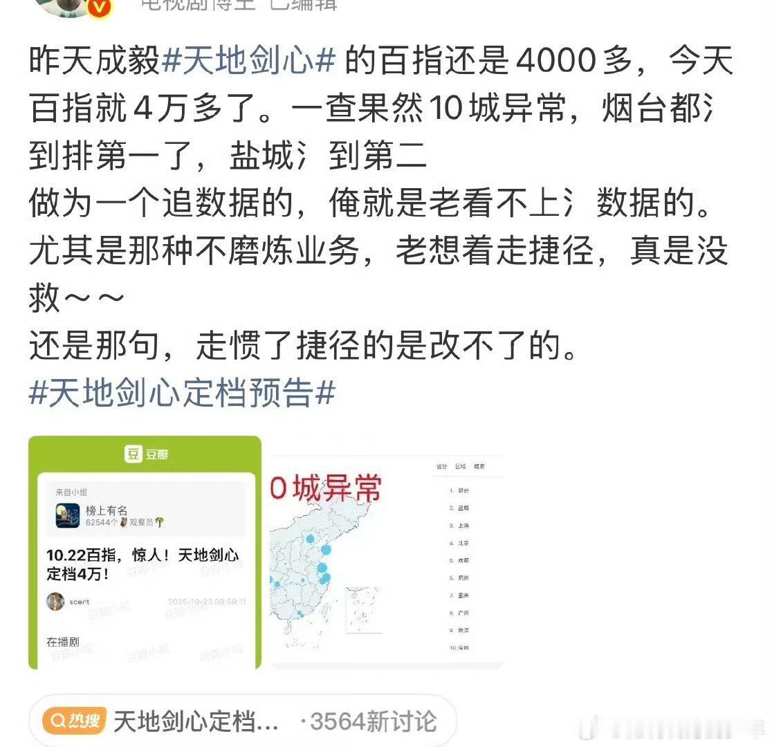 数据博主都无话可说了，走惯了捷径就无需努力了，不作弊手痒[doge]​​​